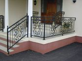 House entrance railing